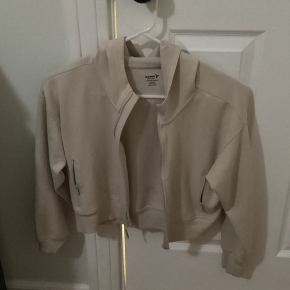 Old Navy Other - Old Navy Cream Bomber Jacket